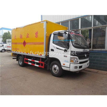 Camion de transport de marchandises dangereuses liquides inflammables Foton